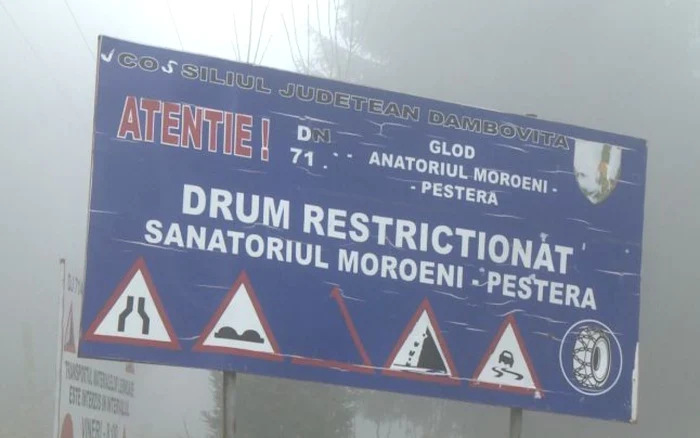 Şoferii sunt sfătuiţi să urce spre mune doar cu maşini echipate corespunzator