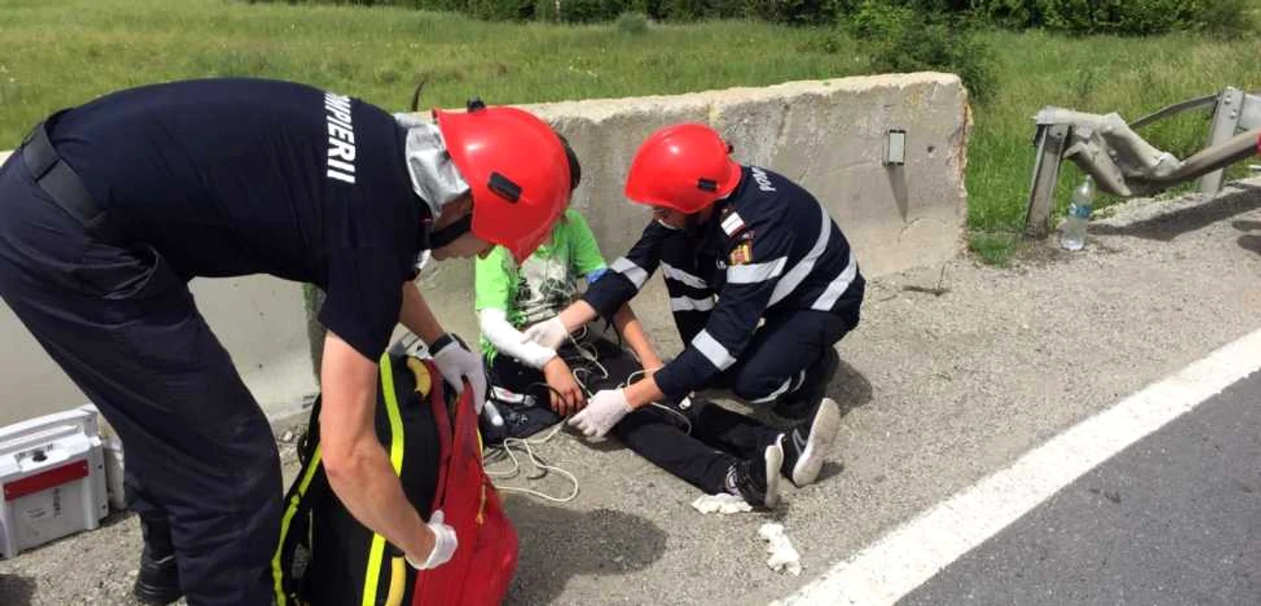 Răniţii au ajuns la patru spitale din Braşov. FOTO ISU Braşov.