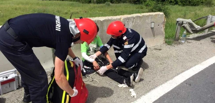 Răniţii au ajuns la patru spitale din Braşov. FOTO ISU Braşov.