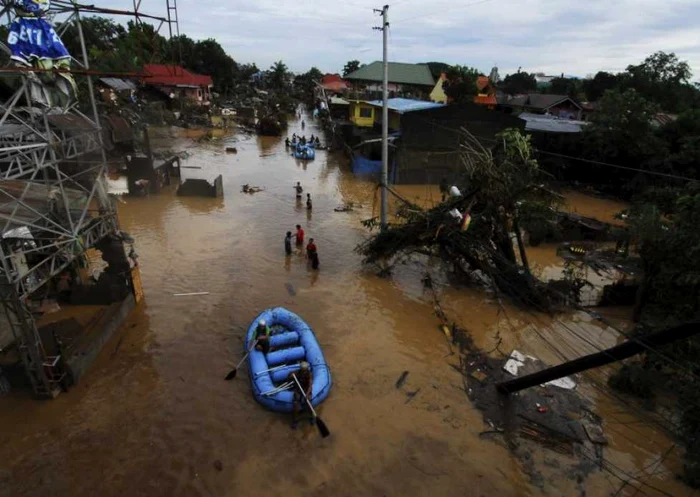 Taifunul Washi face ravagii în Filipine Foto: AP