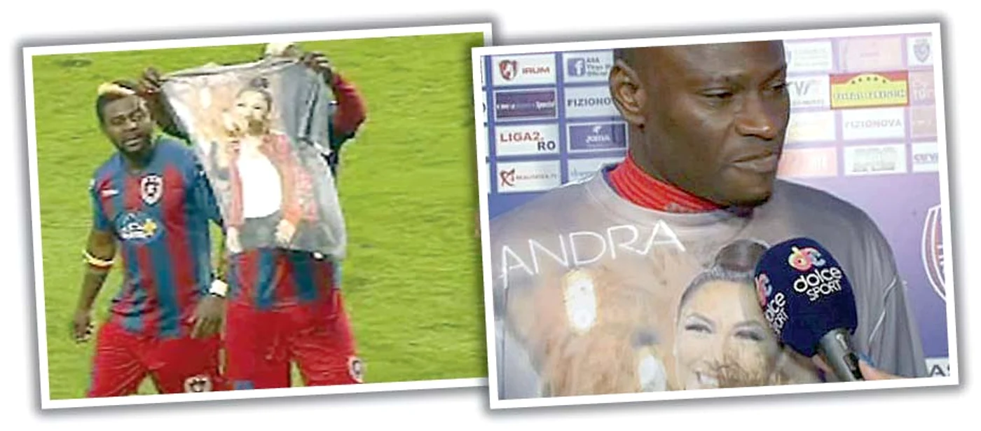 N’Doye a purtat pe el la interviu tricoul