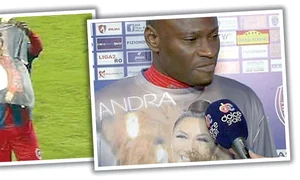 N’Doye a purtat pe el la interviu tricoul jpeg
