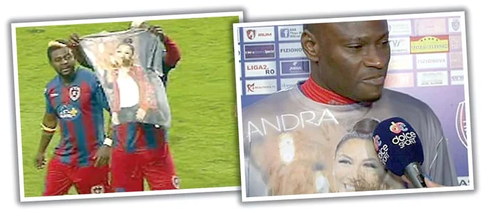 N’Doye a purtat pe el la interviu tricoul