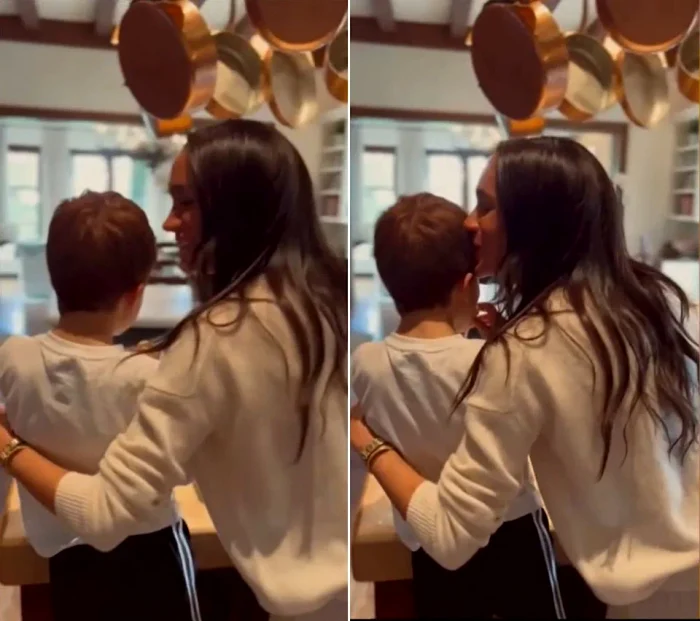 Meghan și Archie în bucătăria Sussex jpg