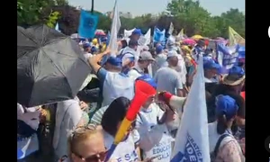 proteste  educatie si invatamant 7 iul 2025 FOTO FB  Federatia Spiru Haret png