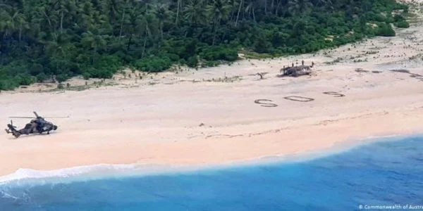 Naufragiati gasiti in Pacific foto via Commonwealth of Australia