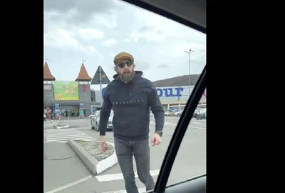 barbat agresiv parcare mall cluj 02 foto tiktok jpg