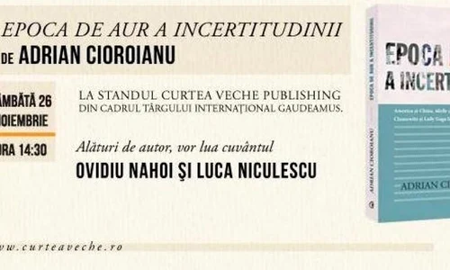 Lansare ”Epoca de aur incertitudinii”, de Adrian Cioroianu jpeg