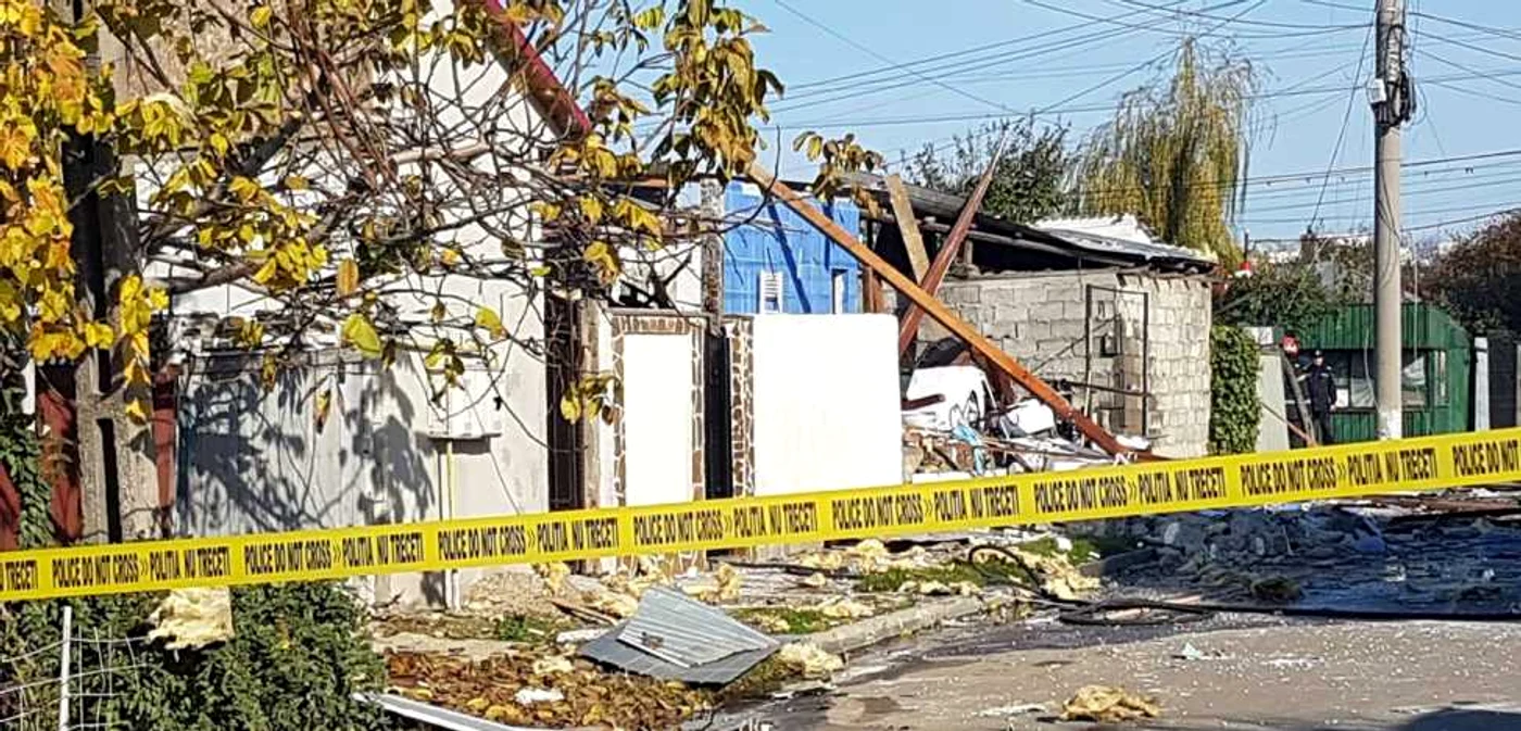 Casa a fost distrusă aproape în totalitate