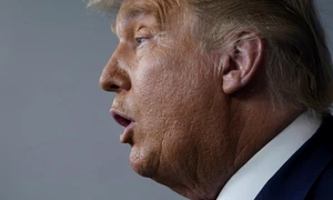 Conferinţă de presă Donald Trump la Casa Albă 5 noiembrie  FOTO EPA-EFE / Chris Kleponis