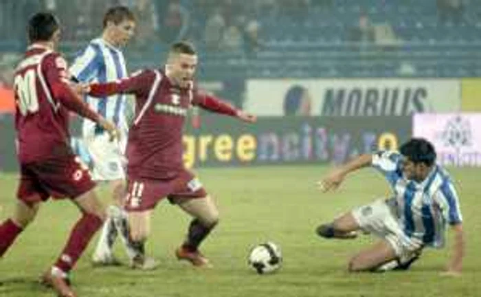 Ioniţă (nr. 11) a fost invizibil la Iaşi, unde Rapid a pierdut după 26 de ani