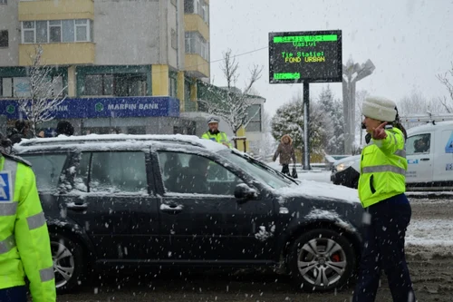 politisti rutiera drumuri iarna