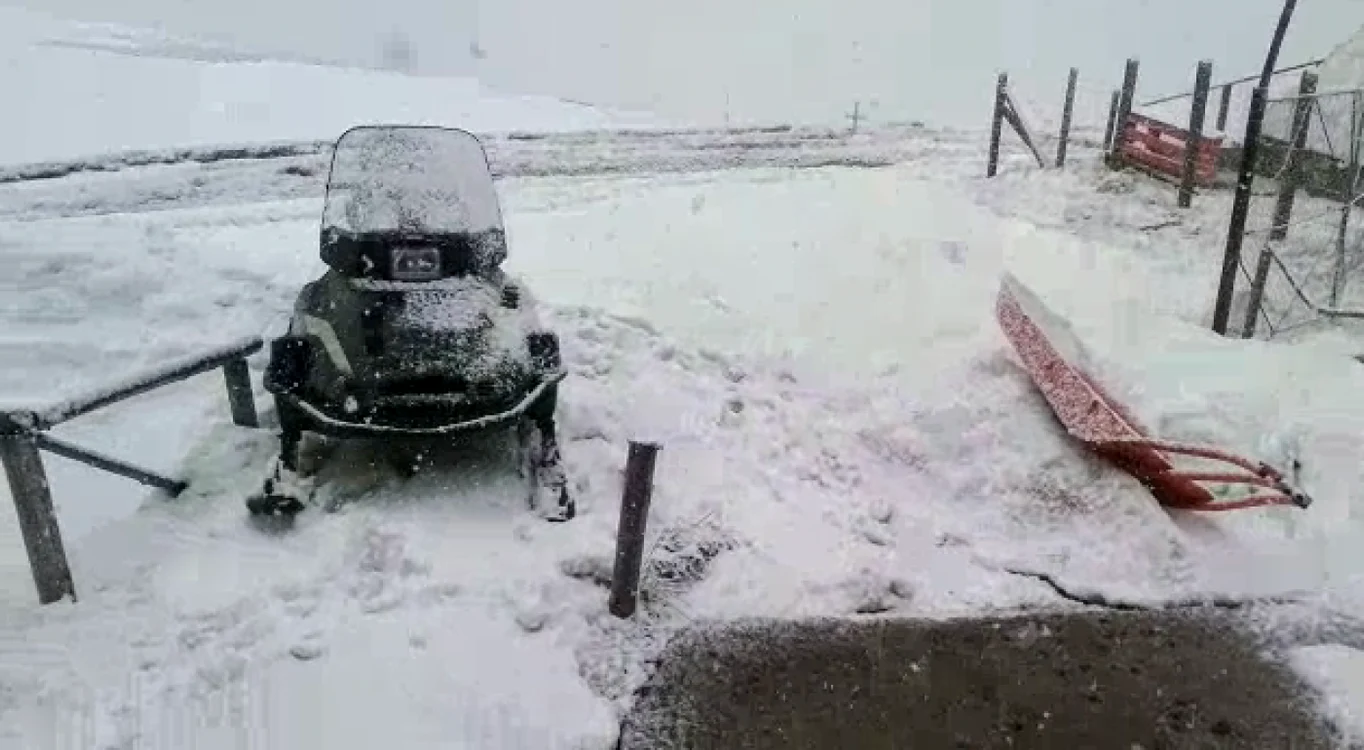 Ninge în Bucegi la final de primăvară FOTO Captură Salvamont