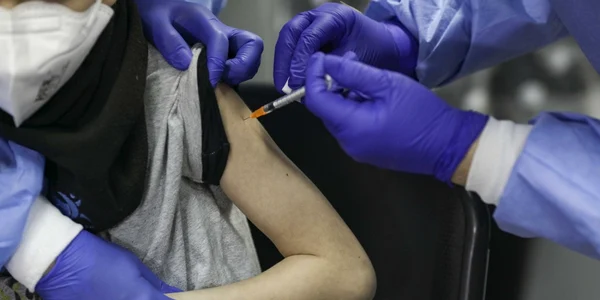 Centru de vaccinare pentru copii de la Romexpo 25 ianuarie 2022 FOTO Inquam Photos / Octav Ganea