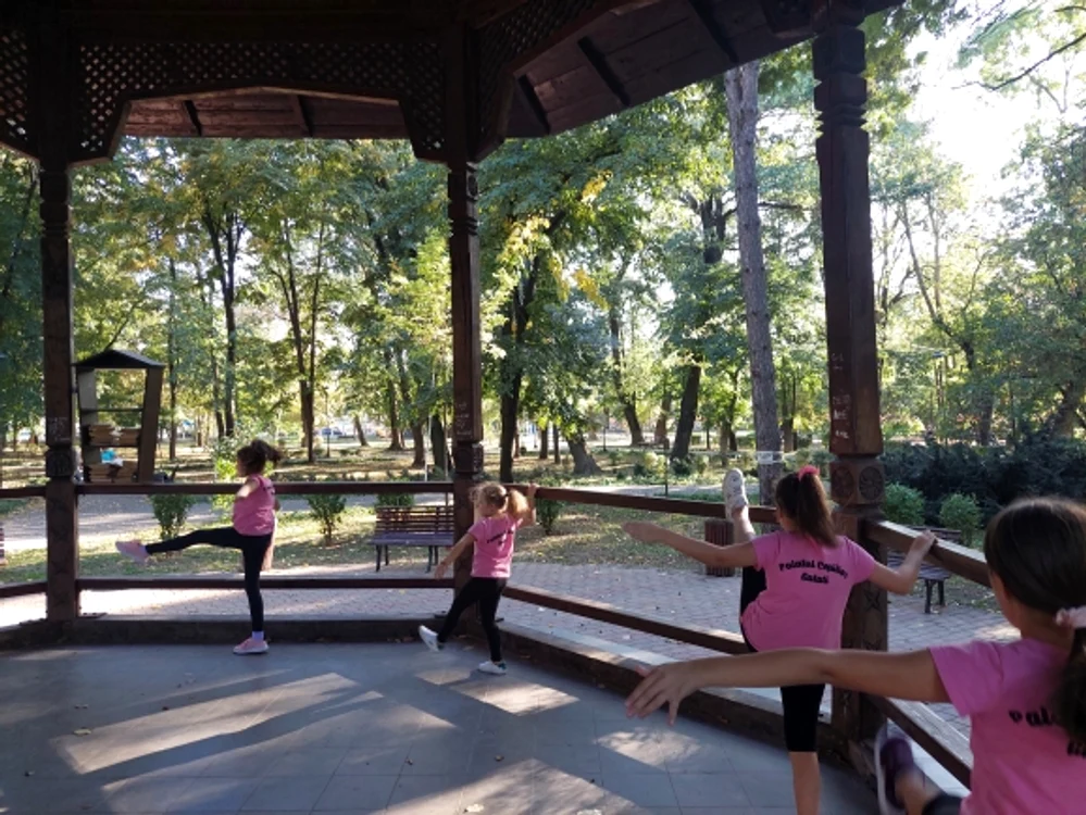Fetele din trupa Princess au încântat asistența cu exercițiile de aerobic FOTO Gianina Felea