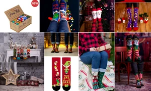 Cele mai haioase șosete pentru cadouri inspirate de sărbători Colaj Fashion Days jpg