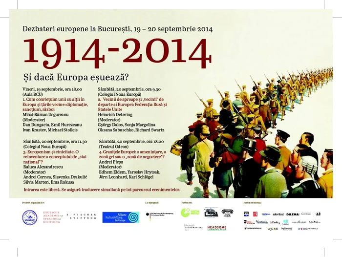 Conferință internațională la București, dedicată celor 100 de ani de la declanșarea Primului Război Mondial jpeg