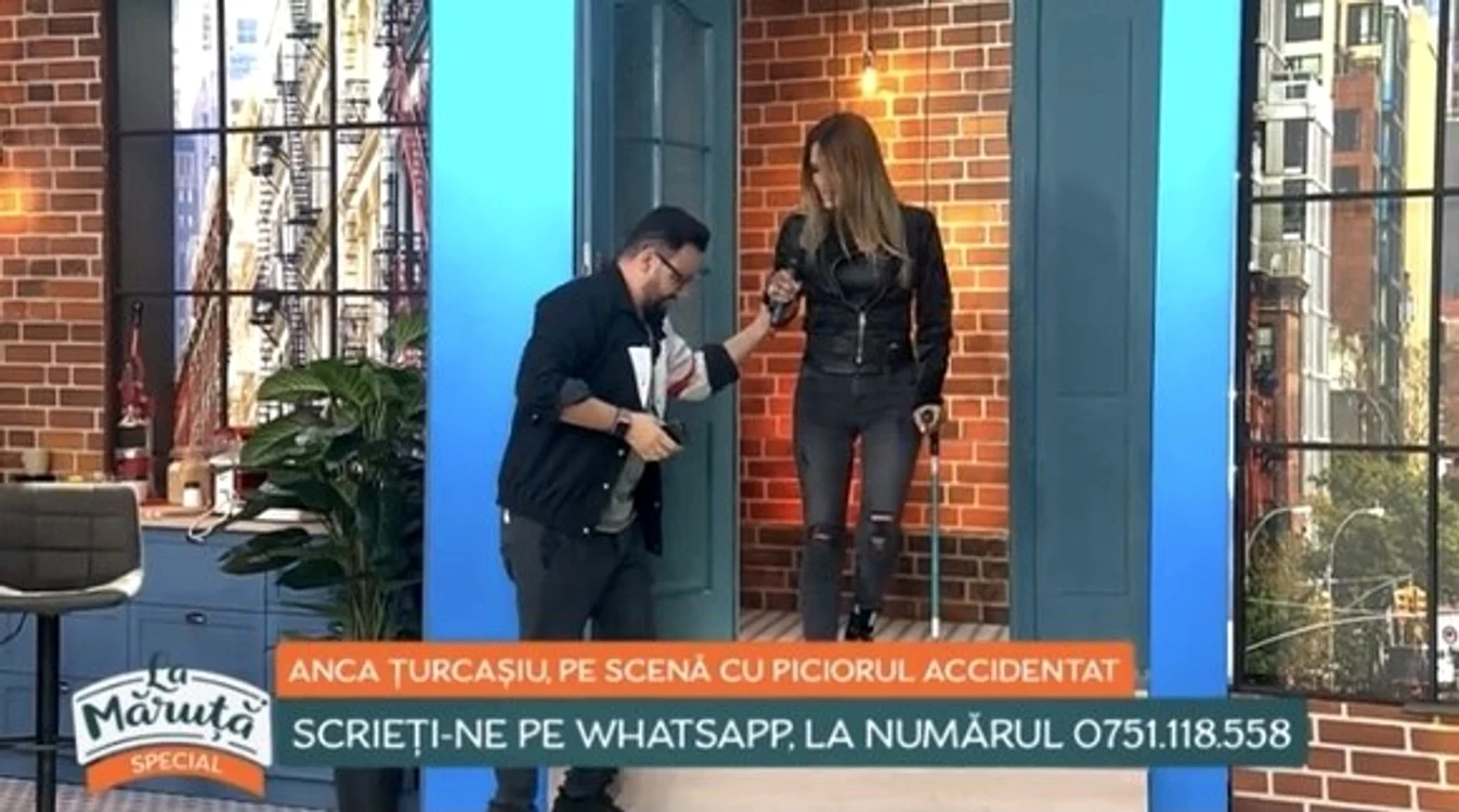 
    Anca Țurcașiu, accident domestic  