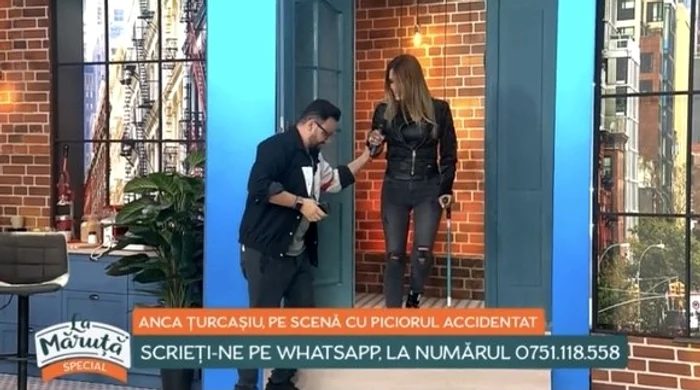 
    Anca Țurcașiu, accident domestic  