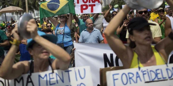 Proteste in Brazilia impotriva coruptiei si a presedintei Dilma Rousseff FOTO AP