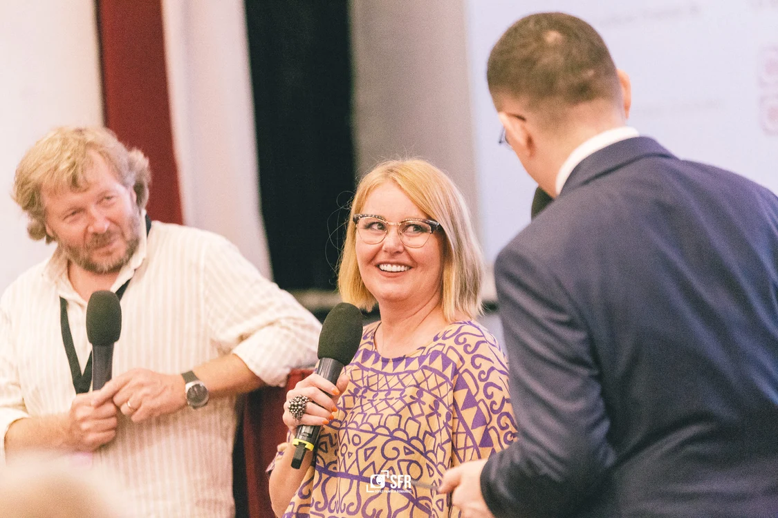 Virgiliu Mărgineanu și Tania Popa, la Iași    Sursa foto: Arhiva festivalului SFR