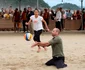Prințul William a jucat volei pe plajă în Copacabana
