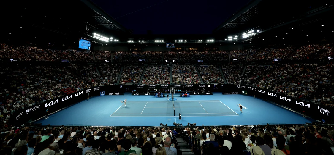 Australian Open, spectacolul începutului de an. Foto Getty images