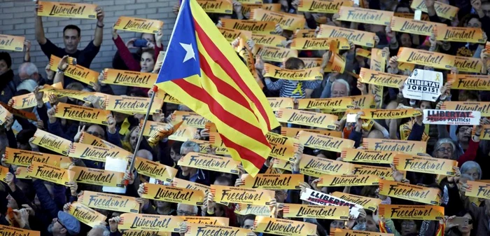 Proteste masive în Catalonia pentru eliberarea liderilor separatişti arestaţi