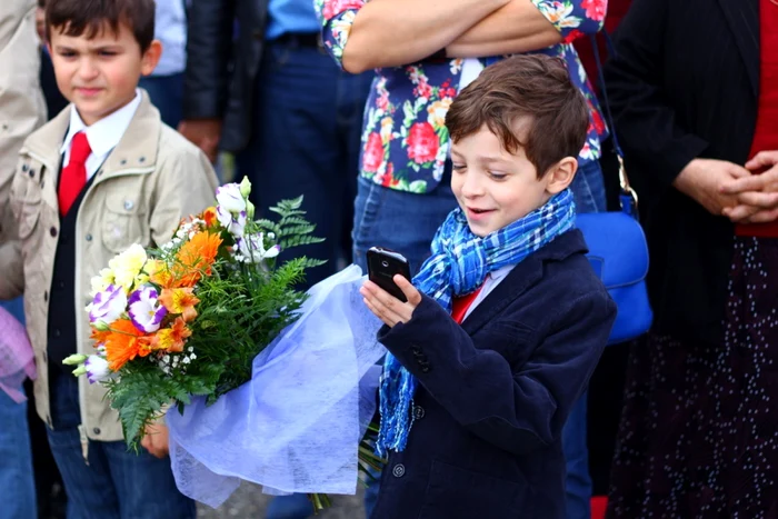 Elevii de astăzi. FOTO: Daniel Guţă.