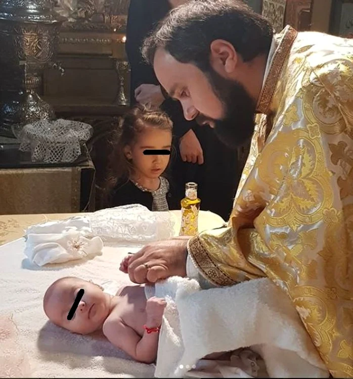 Camelia Potec și-a botezat fetița