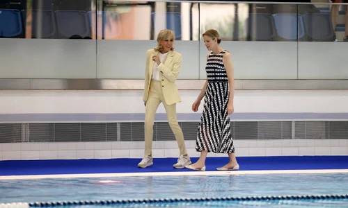 Prințesa Charlene de Monaco și Prima Doamnă a Franței, Brigitte Macron, unite pentru promovarea siguranței acvatice, Profimedia (5) jpg
