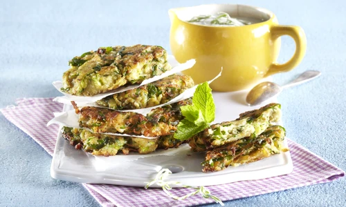 Zucchini fritters + steps jpeg