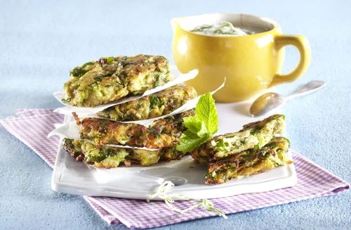 Zucchini fritters + steps jpeg