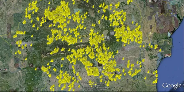 Harta gunoaielor din România