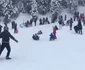 Curmătura Vidruţei transformată în derdeluş lângă pârtiile închise ale Domeniului Schiabil Transalpina Ski Resort - Vâlcea Foto Adevărul