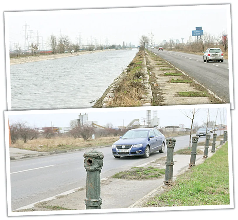 Gardurile au  dispărut. Din loc  în loc au rămas  câţiva stâlpişori