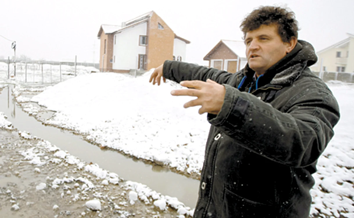 Locuitorii din Ghiroda au fost inundaţi în primele zile ale lui 2010