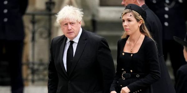 Boris Johnson cu sotia la funeraliile Reginei Elisabeta Foto Gettyimages jpg
