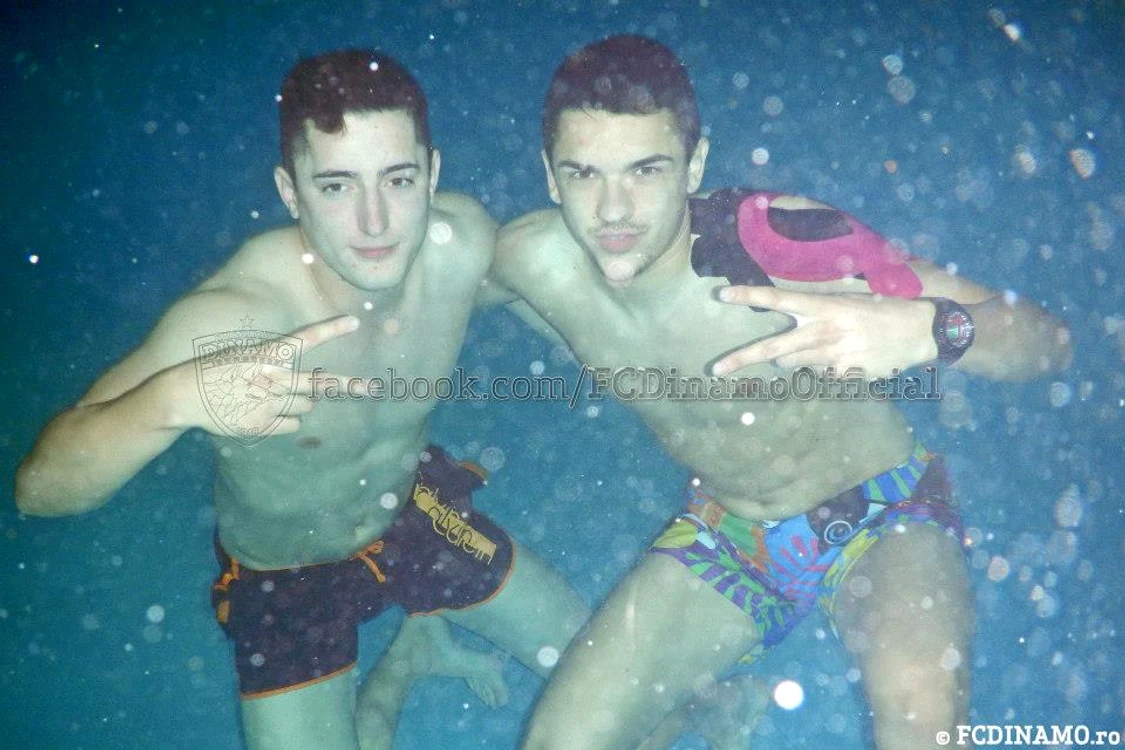 Dinamoviştii, distracţie în piscină