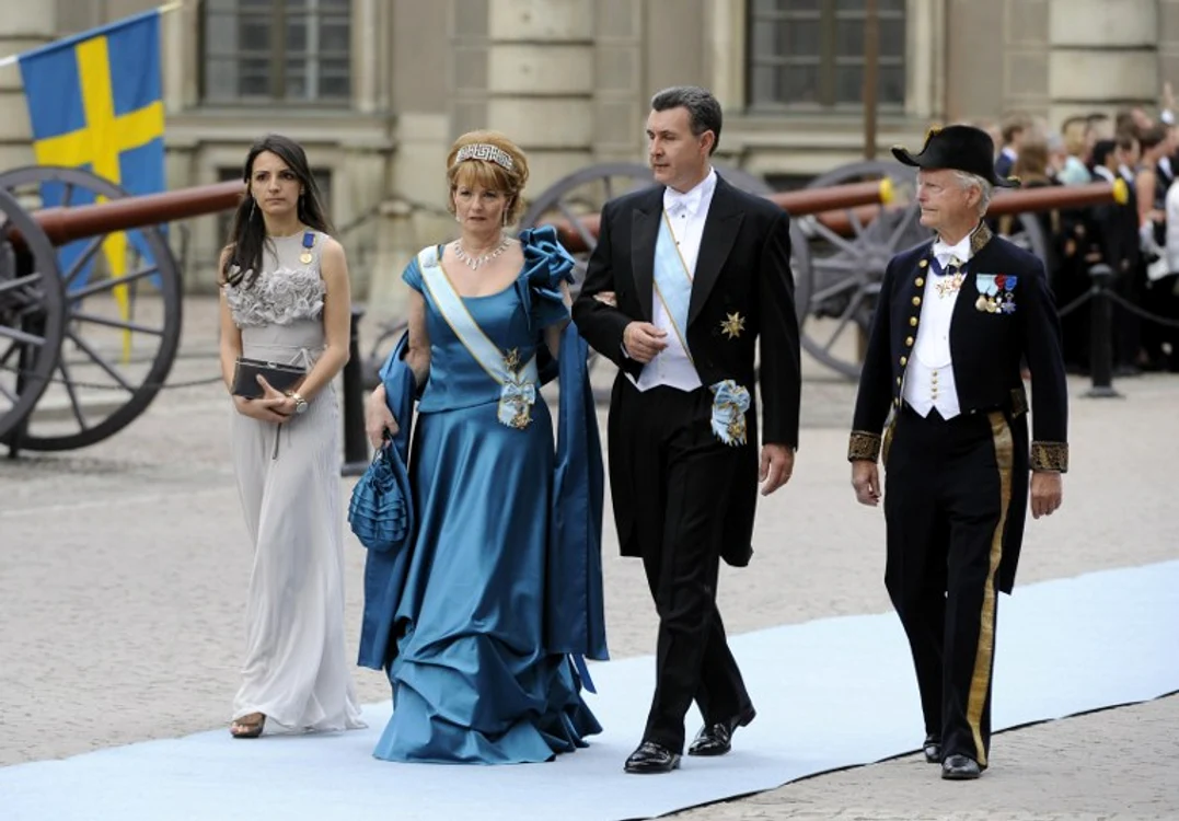 Principesa Margareta și Principele Radu la nunta Principesei Victoria, fiica Regelui Suediei, în 2010