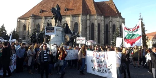aproape 200 de clujeni au protestat