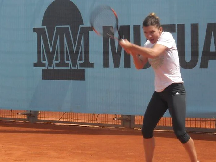 Simona Halep s-a antrenat de miercuri la MadridFoto: Doartenis.ro