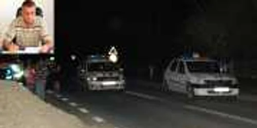 Victima a fost spulberată şi abandonată pe şosea (autorul accidentului: Daniel Ghiţă, foto medalion)