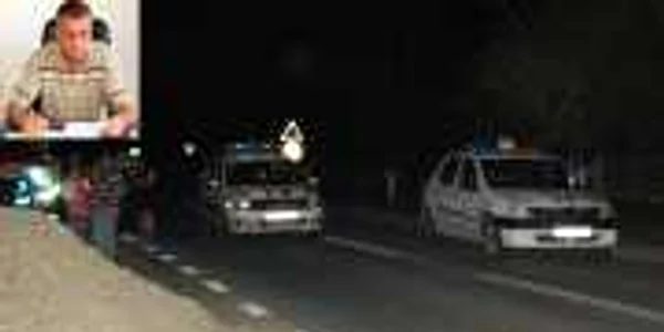 Victima a fost spulberată şi abandonată pe şosea (autorul accidentului: Daniel Ghiţă, foto medalion)