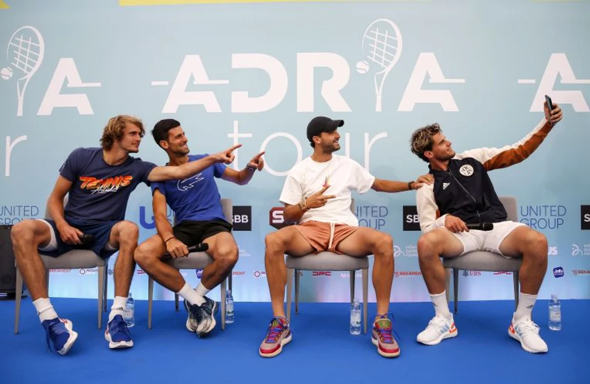 
    Dimitrov, alăruri de Djokovic, Thiem și Zverev, la Belgrad, la Adria CupFoto: Guliver/ GettyImages  