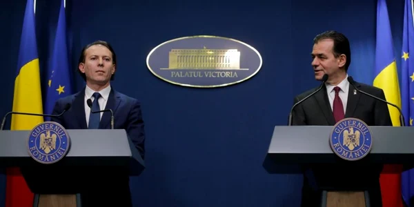 Florin Cîţu - Ludovic Orban - propunere premier / FOTO Inquam Photos / George Călin / 9 dec 2020