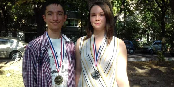 Andrei Sandu şi Irina Mălina Strugaru FOTO ISJ Iaşi