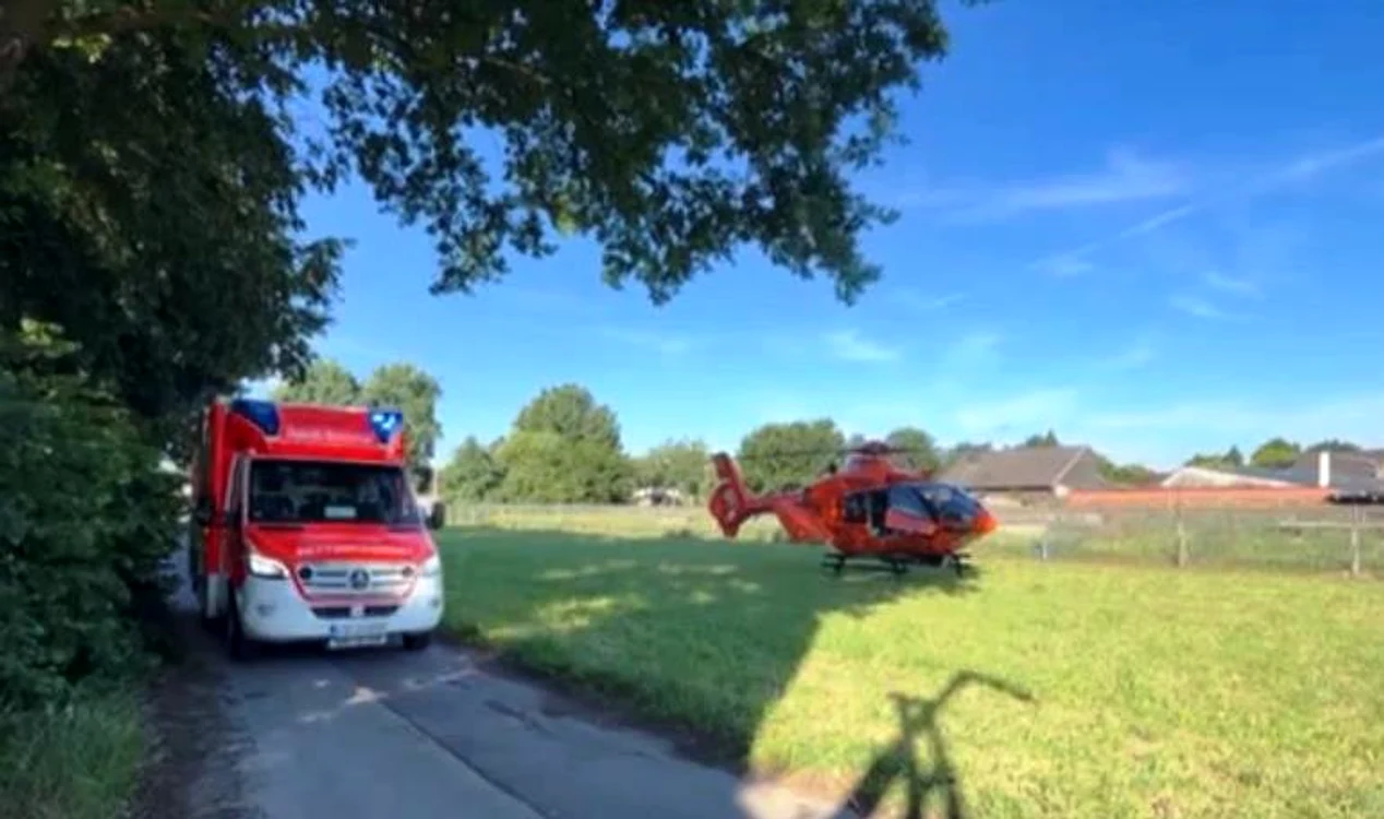Ambulanța și elicopterul medical au venit la locul tragediei