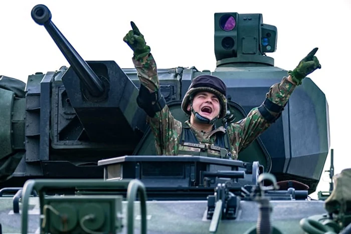 Selly a testat un tanc din dotarea Armatei Române