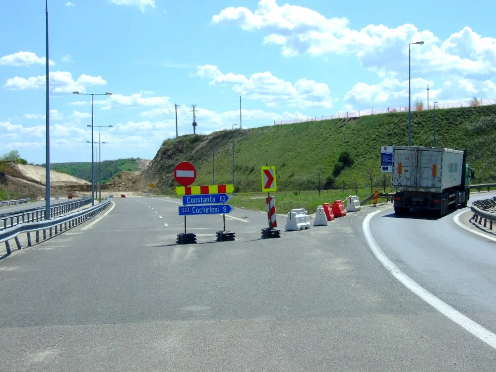 Cernavodă - Murfatlar, ultimul tronson în lucru de pe Autostrada Soarelui
